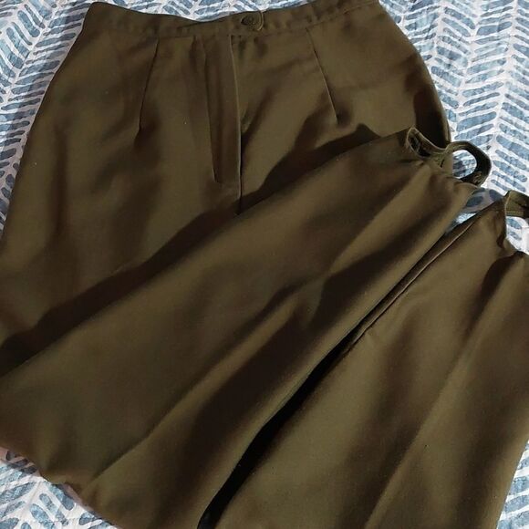 Vintage Michele Stirrup Slacks  - Picture 1 of 7